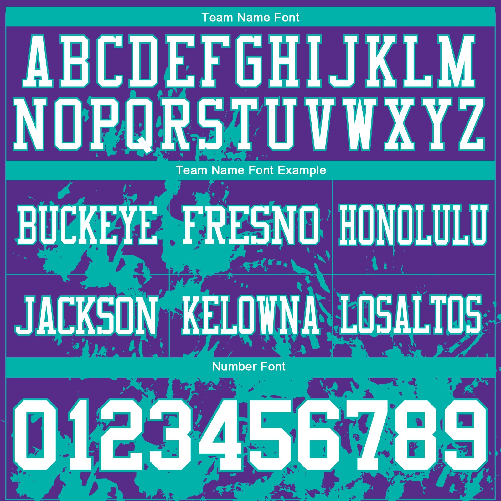 Custom Purple White-Aqua 3D Pattern Splash Authentic Football Jersey