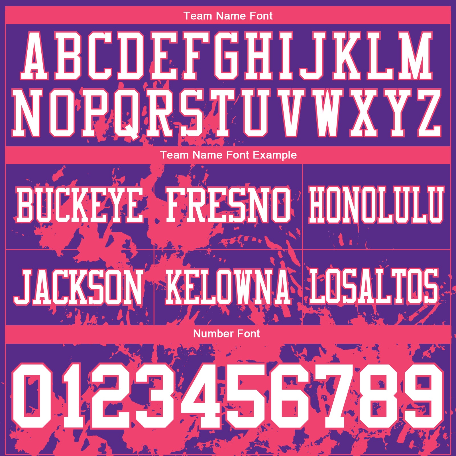 Custom Purple White-Neon Pink 3D Pattern Splash Authentic Football Jersey