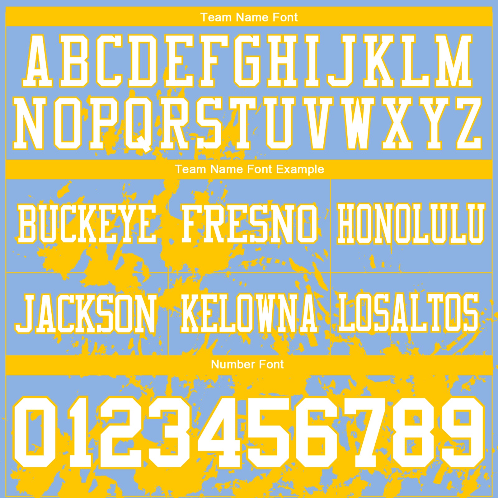 Custom Light Blue White-Yellow 3D Pattern Splash Authentic Football Jersey