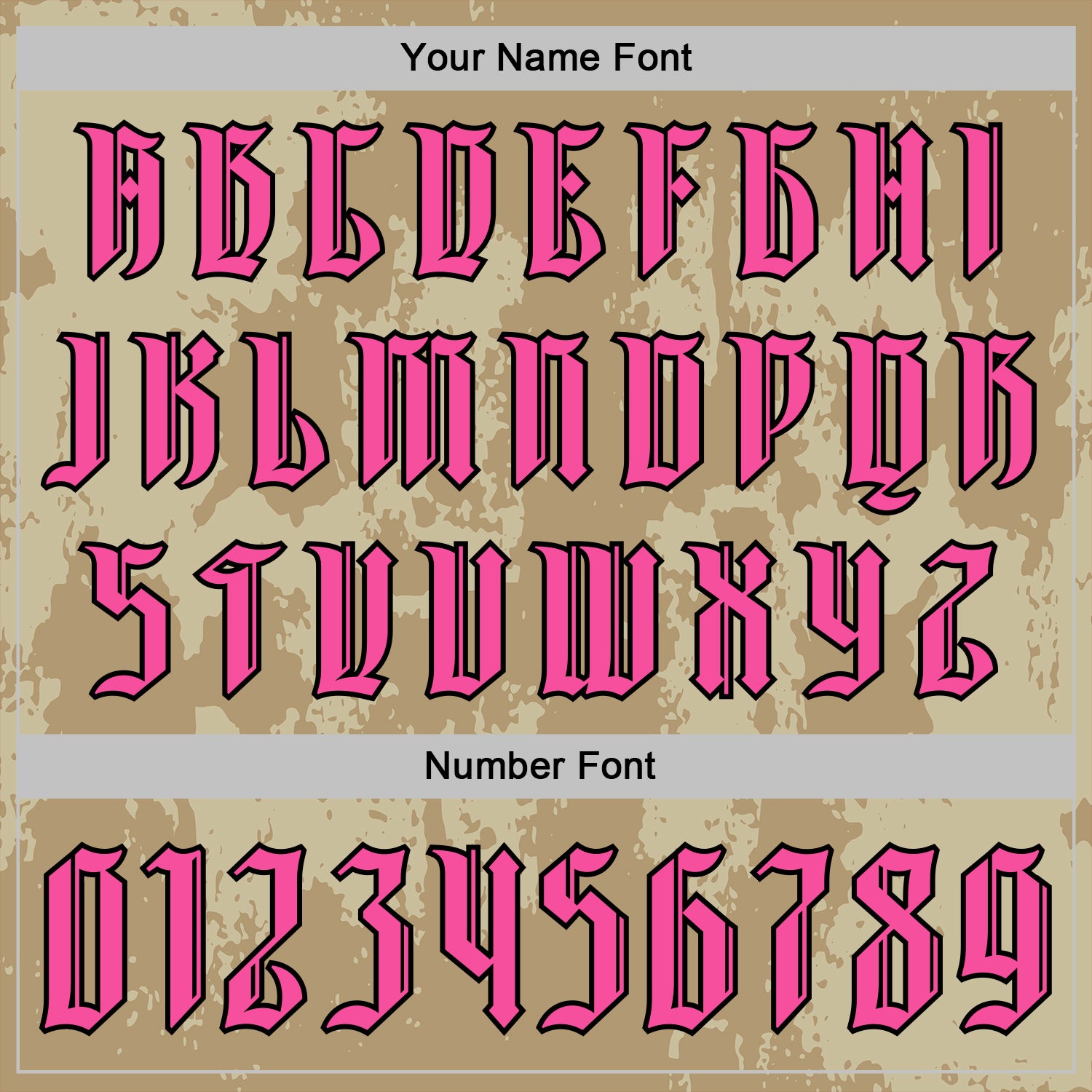 Custom Old Gold Pink-Black 3D Skull Gothic Vintage Grunge Art Sports Pullover Sweatshirt Hoodie