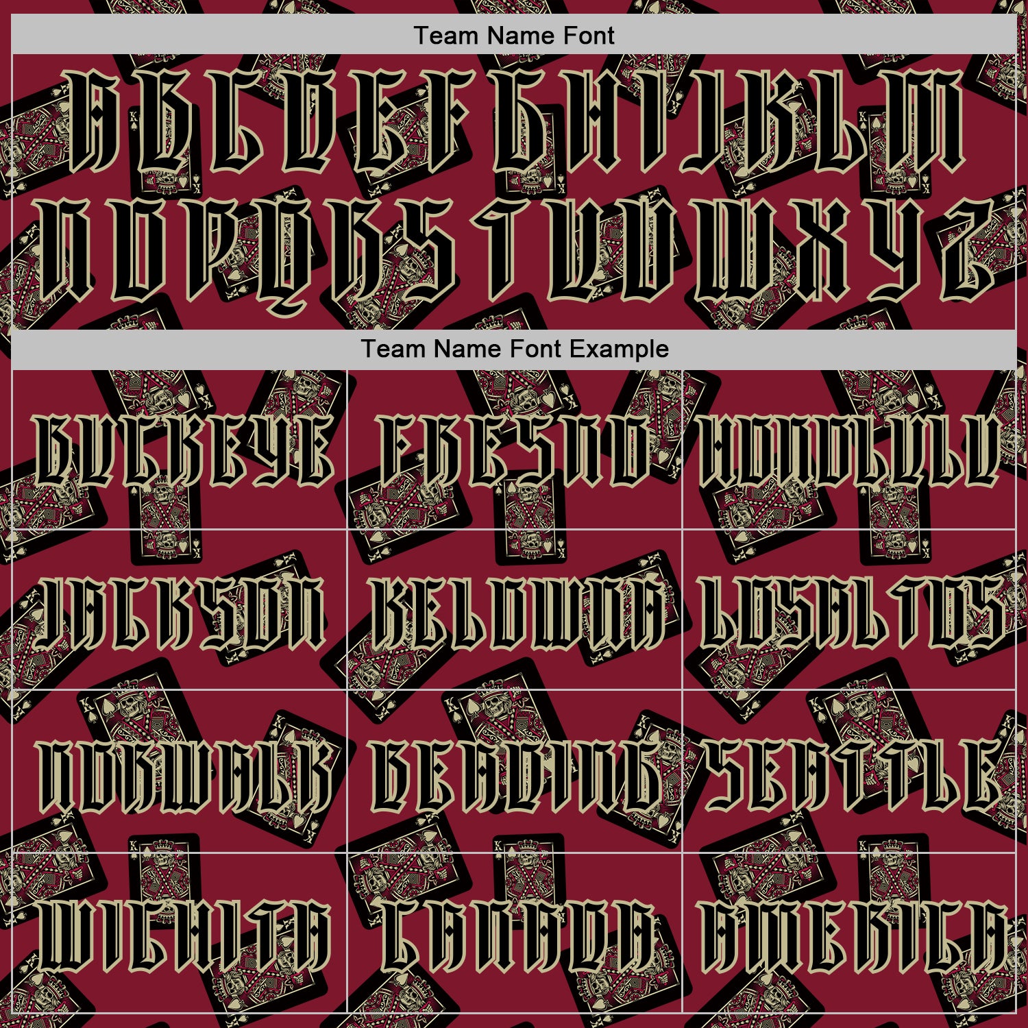 Custom Crimson Gold 3D Skull Poker Playing Card Vintage Sports Pullover Sweatshirt Hoodie