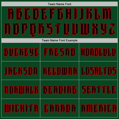 Custom Green Black-Red 3D Skull Roses Revolvers Gothic Sports Pullover Sweatshirt Hoodie