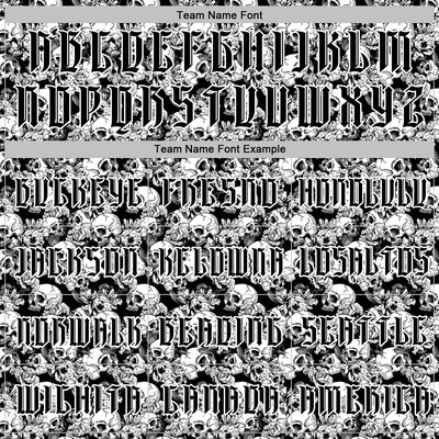 Custom Black White 3D Skull Roses Gothic Sports Pullover Sweatshirt Hoodie