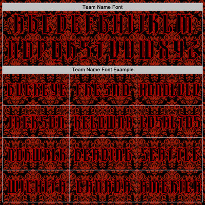 Custom Black Red 3D Skull Gothic Vintage Sports Pullover Sweatshirt Hoodie