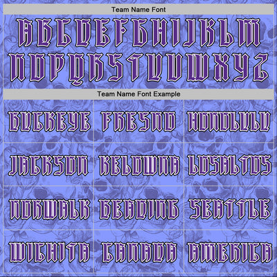 Custom Purple White-Black 3D Skull Roses Gothic Vintage Sports Pullover Sweatshirt Hoodie