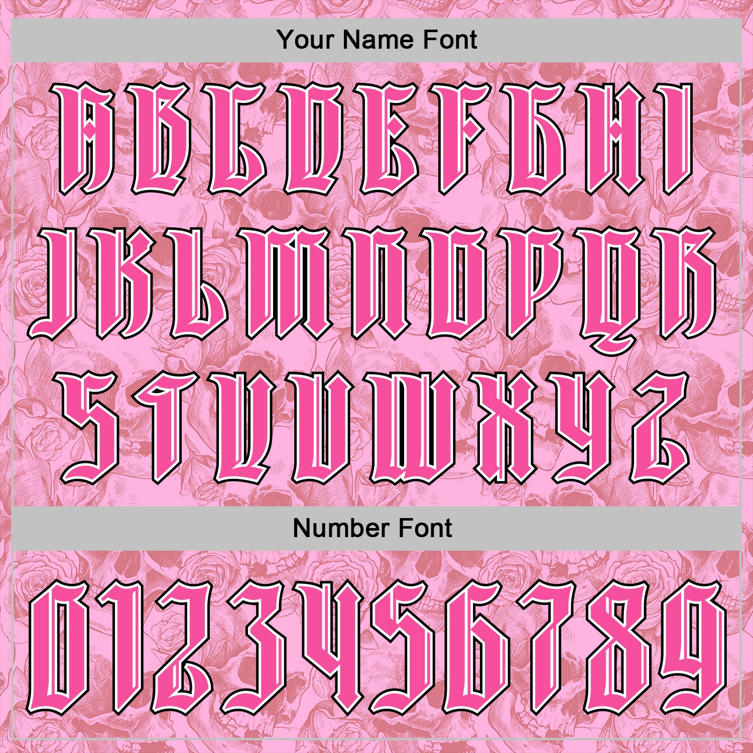 Custom Pink White-Black 3D Skull Roses Gothic Vintage Sports Pullover Sweatshirt Hoodie