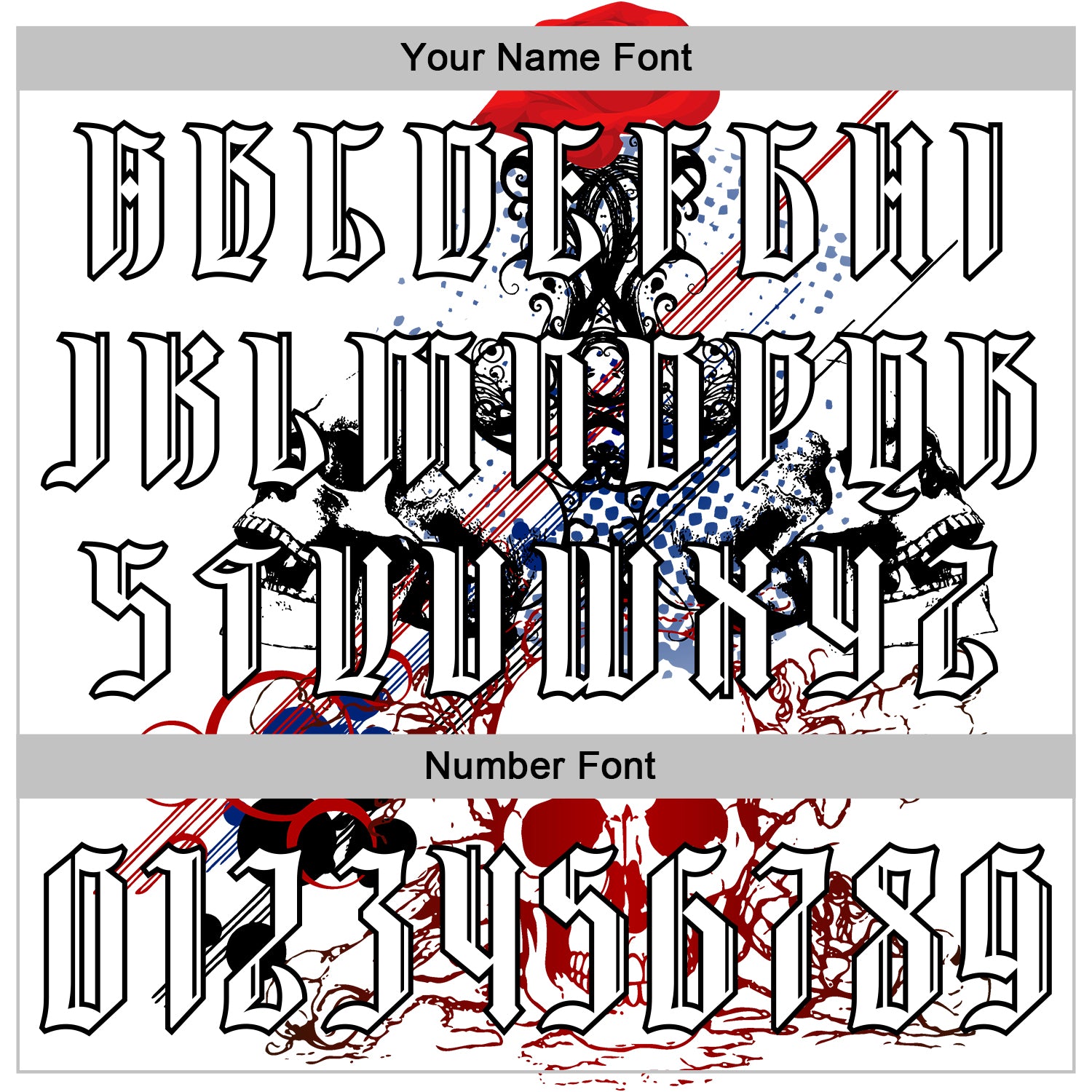 Custom White Black 3D Skull Roses Gothic Sports Pullover Sweatshirt Hoodie