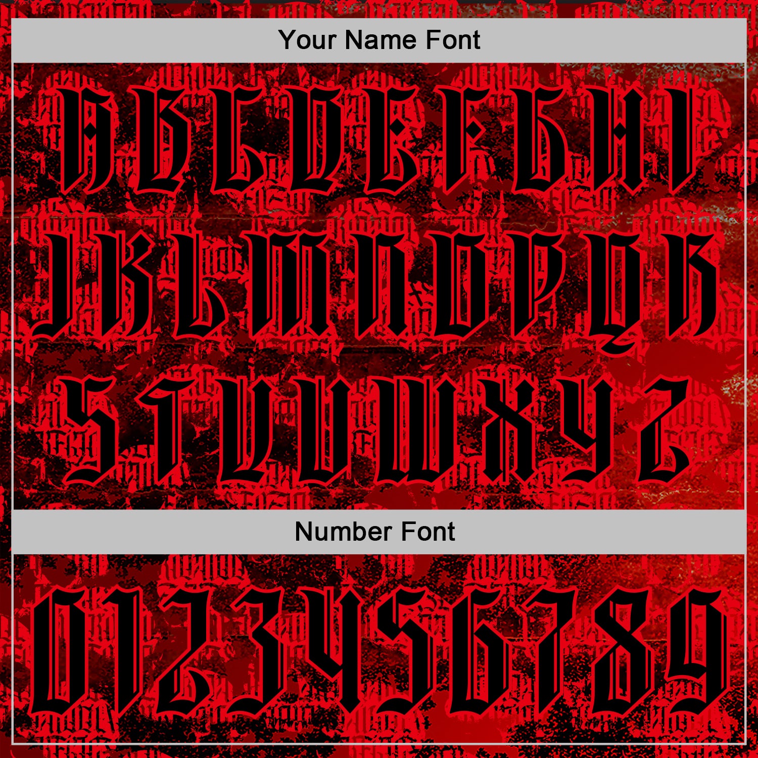 Custom Fire Red Black 3D Skull Gothic Vintage Grunge Art Sports Pullover Sweatshirt Hoodie