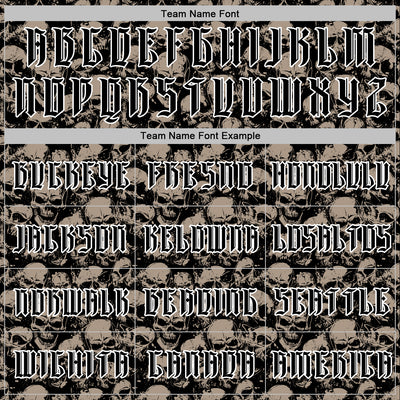 Custom Black White 3D Skull Gothic Vintage Grunge Art Sports Pullover Sweatshirt Hoodie