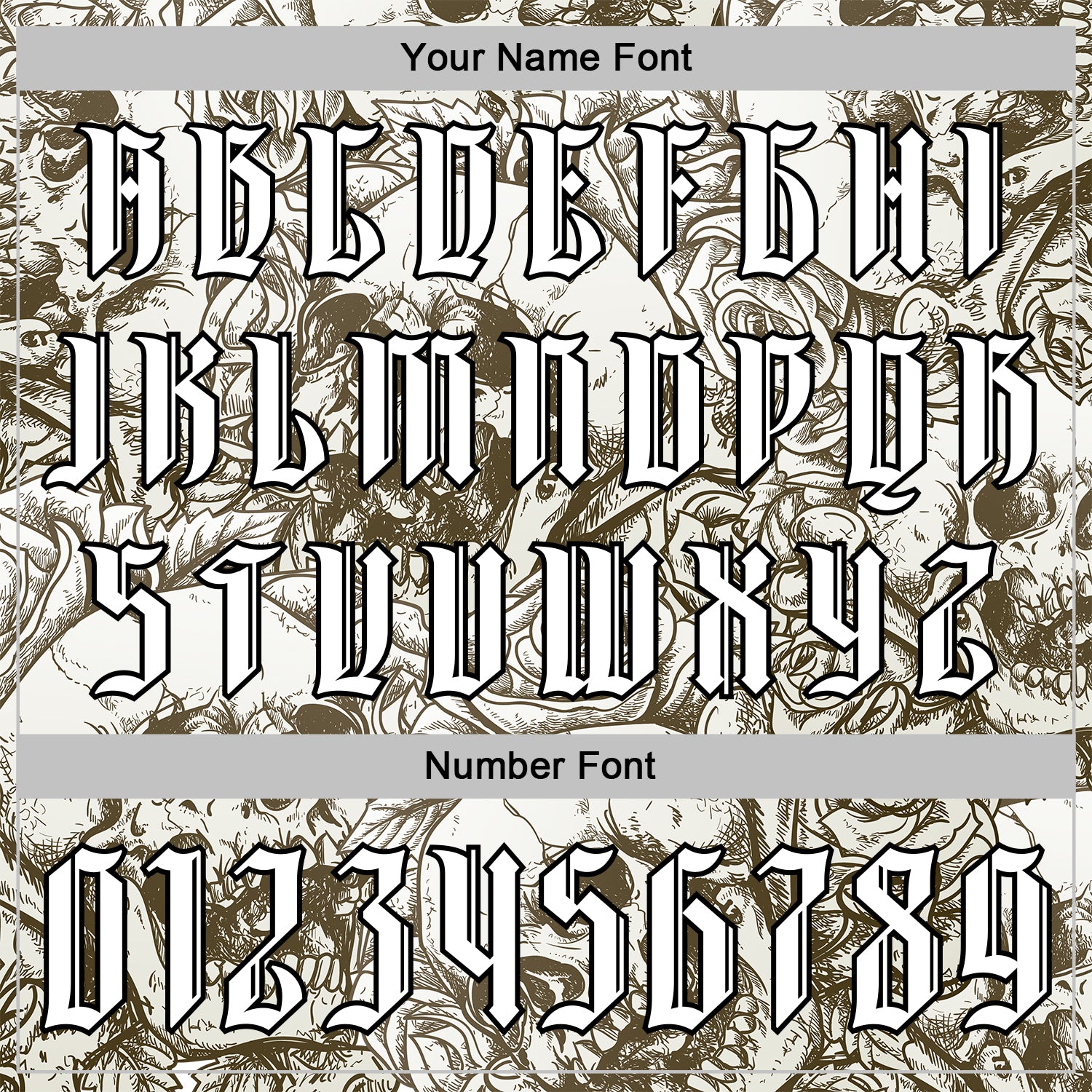 Custom White Black 3D Skull Roses Gothic Vintage Grunge Art Sports Pullover Sweatshirt Hoodie