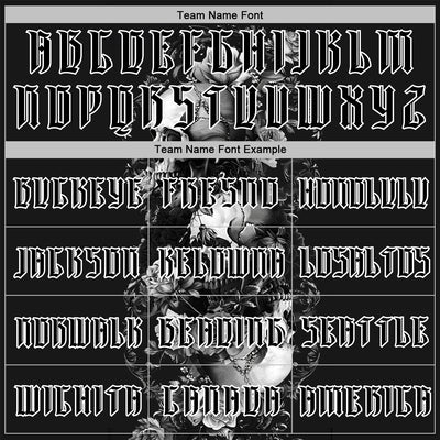 Custom Black White 3D Skull Roses Gothic Vintage Grunge Art Sports Pullover Sweatshirt Hoodie