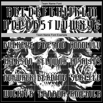 Custom Black White 3D Skull Roses Gothic Vintage Grunge Art Sports Pullover Sweatshirt Hoodie