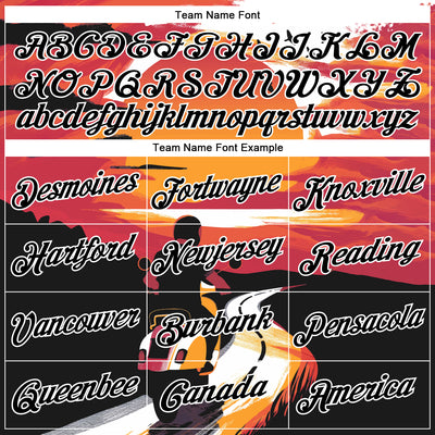 Custom Stitched Red Black-White 3D Pattern Design Motorcycle Motocross Racing Sports Pullover Sweatshirt Hoodie