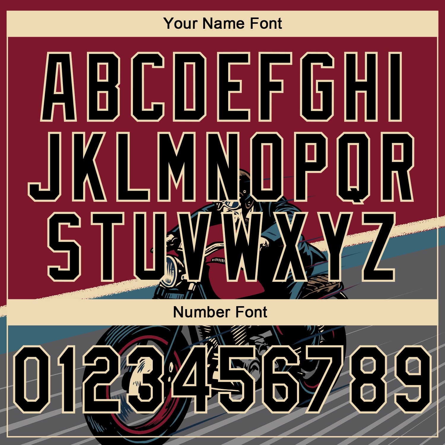 Custom Stitched Crimson Black-Cream 3D Pattern Design Motorcycle Motocross Racing Sports Pullover Sweatshirt Hoodie