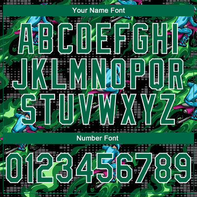 Custom Stitched Black Kelly Green-White 3D Pattern Design Flame Motorcycle Motocross Racing Sports Pullover Sweatshirt Hoodie