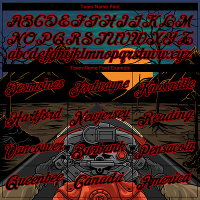 Custom Stitched Green Black Brown-Red 3D Pattern Design Motorcycle Motocross Racing Sports Pullover Sweatshirt Hoodie