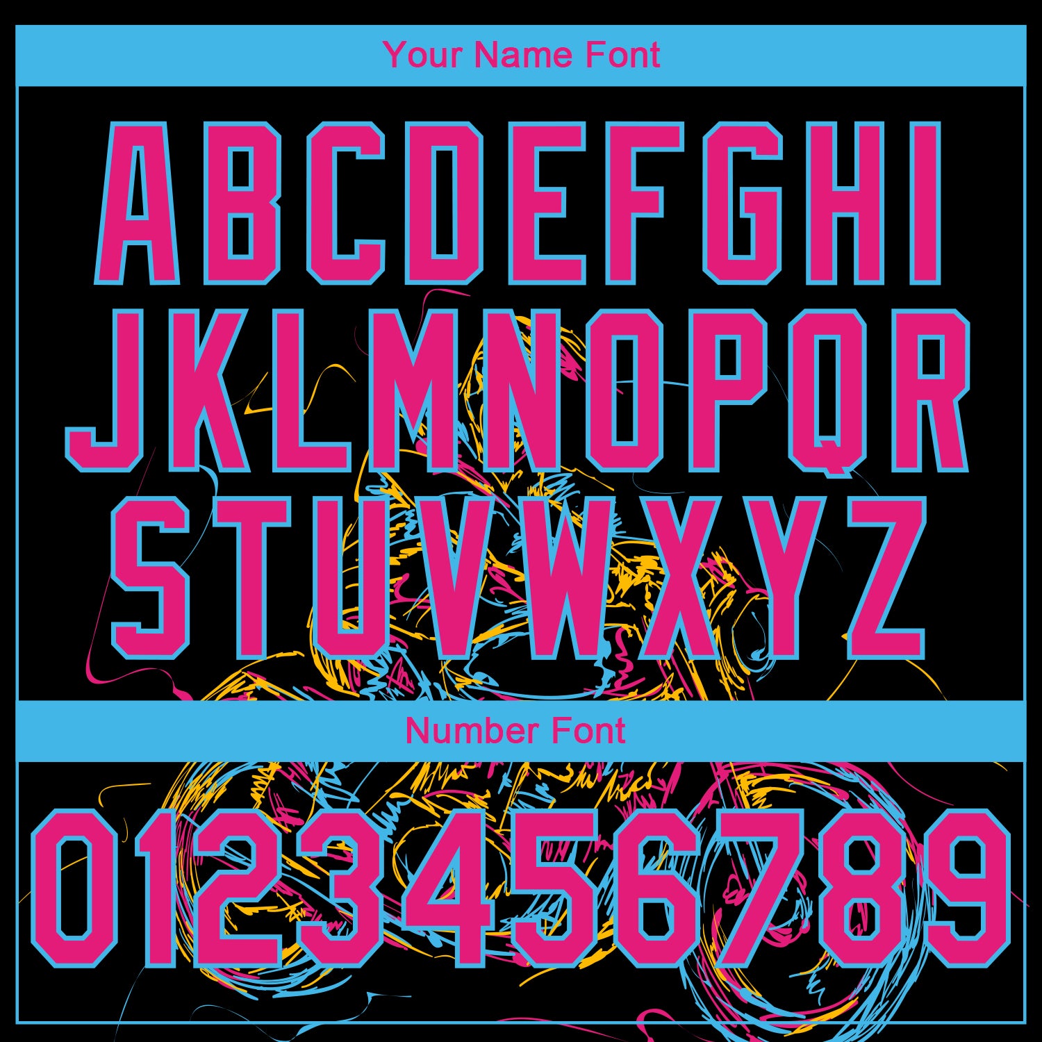 Custom Stitched Black Hot Pink-Sky Blue 3D Pattern Design Motorcycle Motocross Racing Sports Pullover Sweatshirt Hoodie