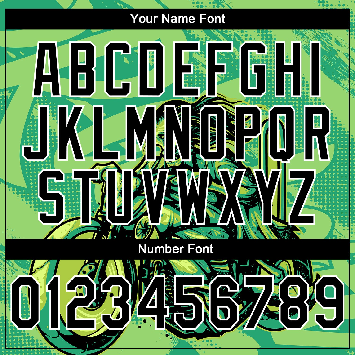 Custom Stitched Green Black-White 3D Pattern Design Motorcycle Motocross Skull Racing Sports Pullover Sweatshirt Hoodie