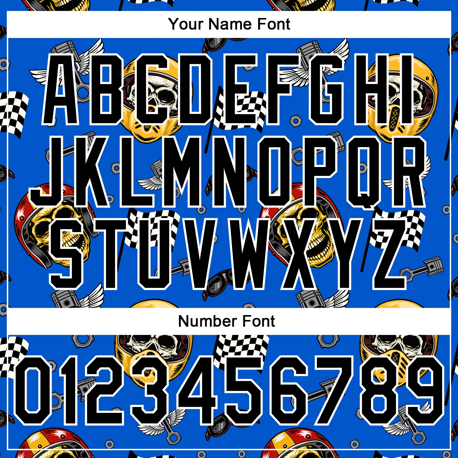 Custom Stitched Blue Black-White 3D Pattern Design Motorcycle Motocross Helmet Skull Racing Sports Pullover Sweatshirt Hoodie