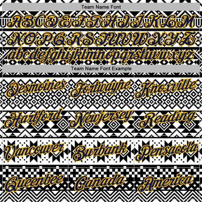 Custom Stitched White Navy-Gold 3D Pattern Design Tribal Ethnic Native American Sports Pullover Sweatshirt Hoodie