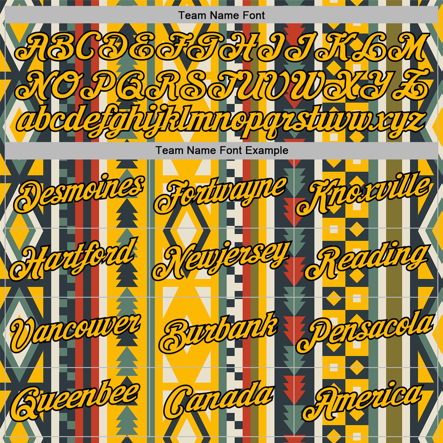 Custom Stitched Gold Black 3D Pattern Design Tribal Ethnic Native American Sports Pullover Sweatshirt Hoodie