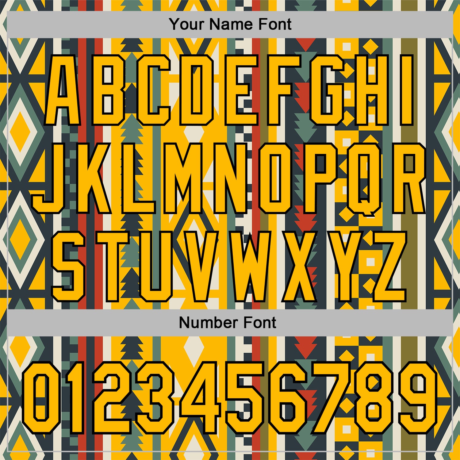 Custom Stitched Gold Black 3D Pattern Design Tribal Ethnic Native American Sports Pullover Sweatshirt Hoodie