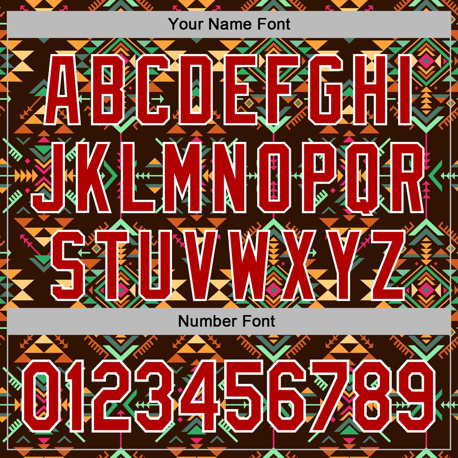 Custom Stitched Brown Red-White 3D Pattern Design Tribal Ethnic Native American Sports Pullover Sweatshirt Hoodie