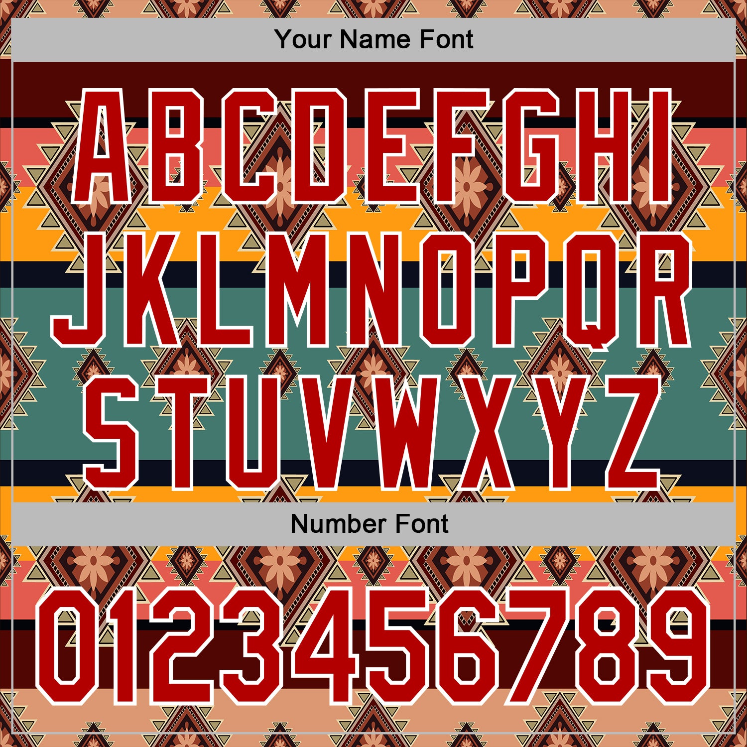 Custom Stitched Brown Red-White 3D Pattern Design Tribal Ethnic Native American Sports Pullover Sweatshirt Hoodie