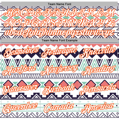 Custom Stitched White Orange 3D Pattern Design Tribal Ethnic Native American Sports Pullover Sweatshirt Hoodie