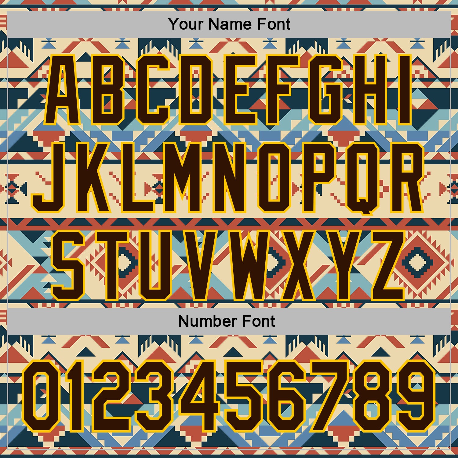 Custom Stitched Cream Brown-Yellow 3D Pattern Design Tribal Ethnic Native American Sports Pullover Sweatshirt Hoodie