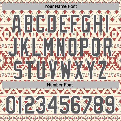 Custom Stitched Cream Steel Gray-White 3D Pattern Design Tribal Ethnic Native American Sports Pullover Sweatshirt Hoodie