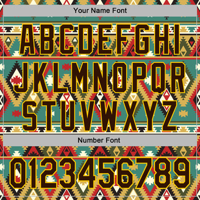 Custom Stitched Black Brown-Yellow 3D Pattern Design Tribal Ethnic Native American Sports Pullover Sweatshirt Hoodie