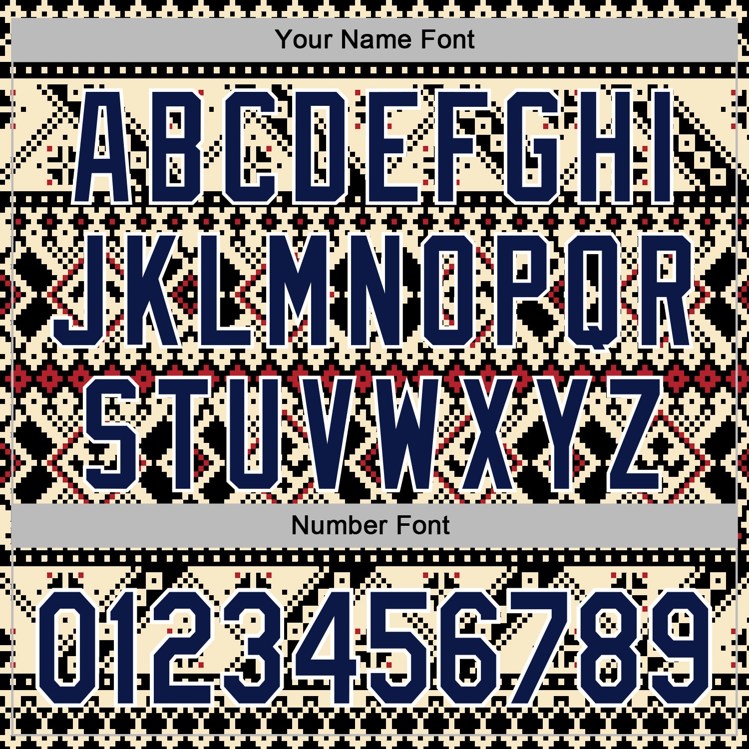 Custom Stitched Cream Navy Black-White 3D Pattern Design Tribal Ethnic Native American Sports Pullover Sweatshirt Hoodie