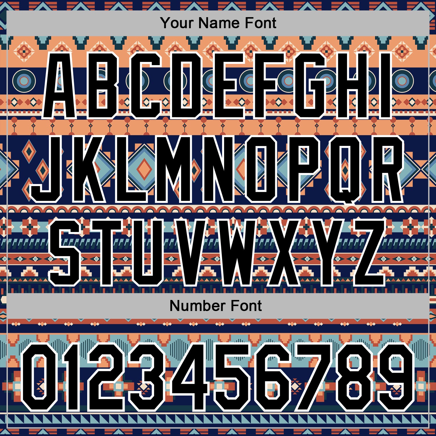 Custom Stitched Navy Black-White 3D Pattern Design Tribal Ethnic Native American Sports Pullover Sweatshirt Hoodie