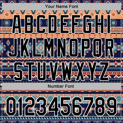 Custom Stitched Navy Black-White 3D Pattern Design Tribal Ethnic Native American Sports Pullover Sweatshirt Hoodie