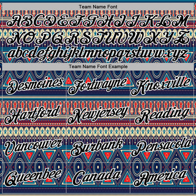 Custom Stitched Navy Black-White 3D Pattern Design Tribal Ethnic Native American Sports Pullover Sweatshirt Hoodie