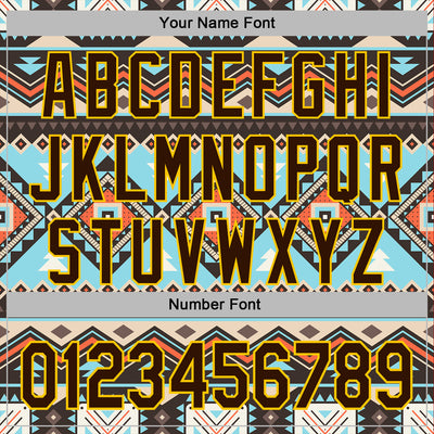 Custom Stitched Black Brown-Yellow 3D Pattern Design Tribal Ethnic Native American Sports Pullover Sweatshirt Hoodie