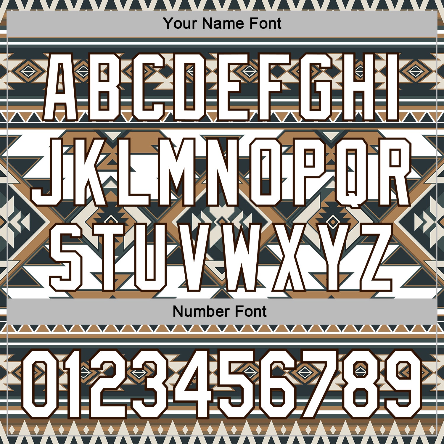 Custom Stitched White Brown 3D Pattern Design Tribal Ethnic Native American Sports Pullover Sweatshirt Hoodie