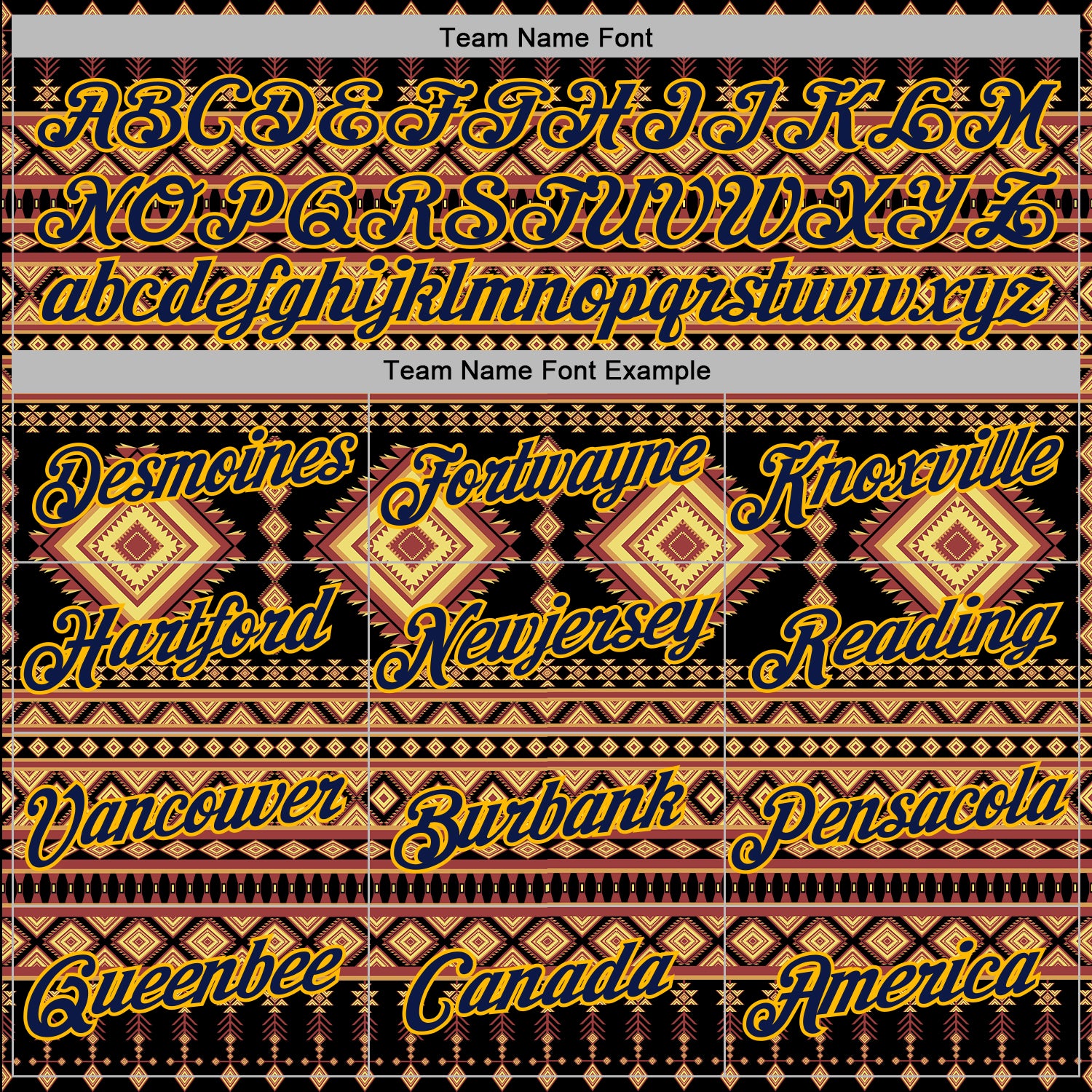 Custom Stitched Black Navy-Gold 3D Pattern Design Tribal Ethnic Native American Sports Pullover Sweatshirt Hoodie