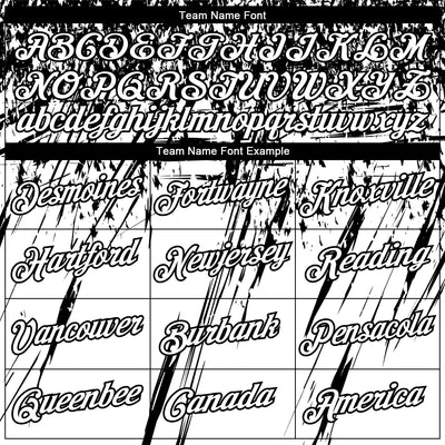 Custom Stitched White Black 3D Pattern Design Splash Grunge Art Sports Pullover Sweatshirt Hoodie