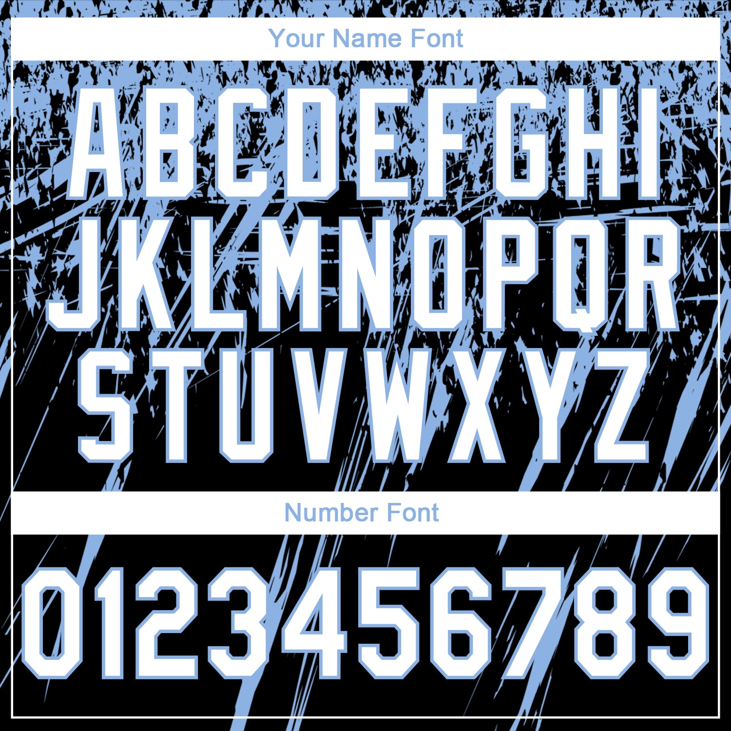 Custom Stitched Black White-Light Blue 3D Pattern Design Splash Grunge Art Sports Pullover Sweatshirt Hoodie