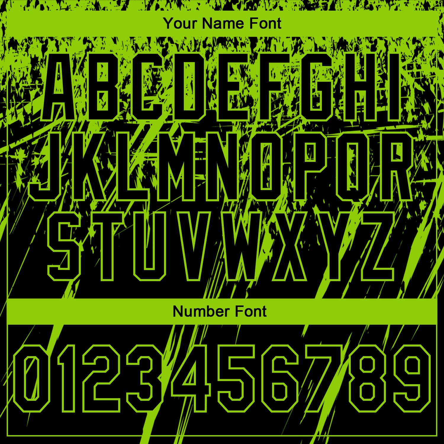 Custom Stitched Black Neon Green 3D Pattern Design Splash Grunge Art Sports Pullover Sweatshirt Hoodie