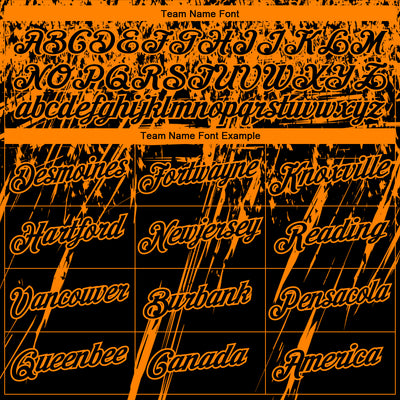 Custom Stitched Black Bay Orange 3D Pattern Design Splash Grunge Art Sports Pullover Sweatshirt Hoodie