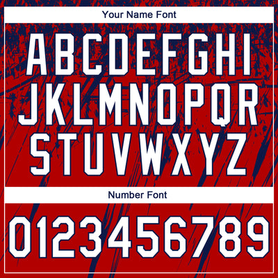 Custom Stitched Red White-Navy 3D Pattern Design Splash Grunge Art Sports Pullover Sweatshirt Hoodie