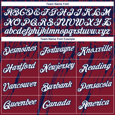 Custom Stitched Crimson White-Navy 3D Pattern Design Splash Grunge Art Sports Pullover Sweatshirt Hoodie