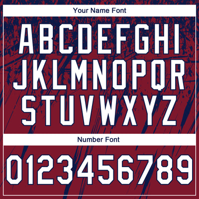 Custom Stitched Crimson White-Navy 3D Pattern Design Splash Grunge Art Sports Pullover Sweatshirt Hoodie