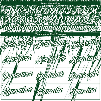 Custom Stitched White Green 3D Pattern Design Splash Grunge Art Sports Pullover Sweatshirt Hoodie