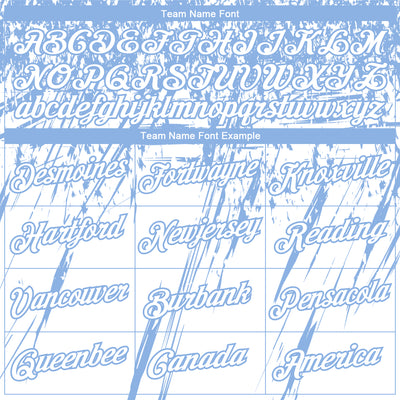 Custom Stitched White Light Blue 3D Pattern Design Splash Grunge Art Sports Pullover Sweatshirt Hoodie