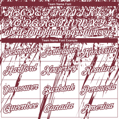 Custom Stitched White Burgundy 3D Pattern Design Splash Grunge Art Sports Pullover Sweatshirt Hoodie