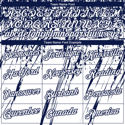 Custom Stitched White Navy 3D Pattern Design Splash Grunge Art Sports Pullover Sweatshirt Hoodie